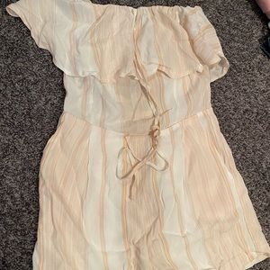 Dynamite shorts romper strapless